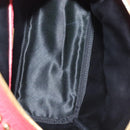 MCM Studs Backpack Leather Red Gold Auth 122310-20