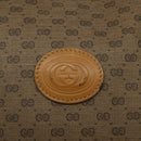 GUCCI Micro GG Supreme Shoulder Bag PVC Brown Gold 007 115 0093 Auth 122311-17