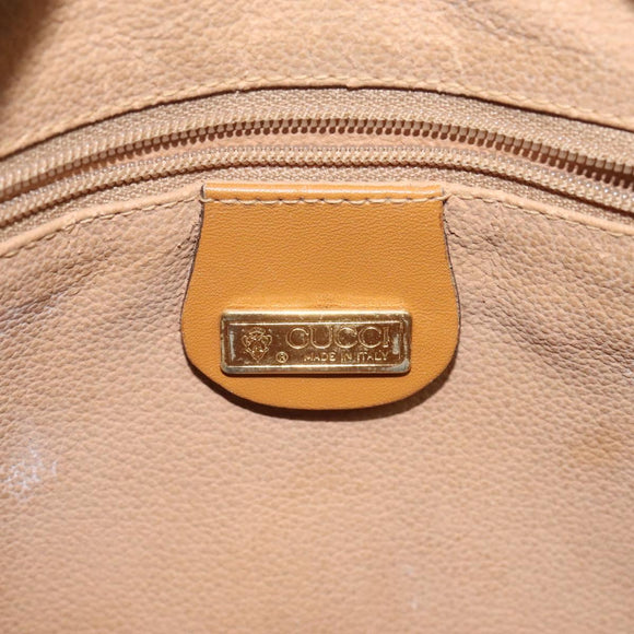 GUCCI Micro GG Supreme Shoulder Bag PVC Brown Gold 007 115 0093 Auth 122311