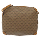 GUCCI Micro GG Supreme Shoulder Bag PVC Brown Gold 007 115 0093 Auth 122311-2