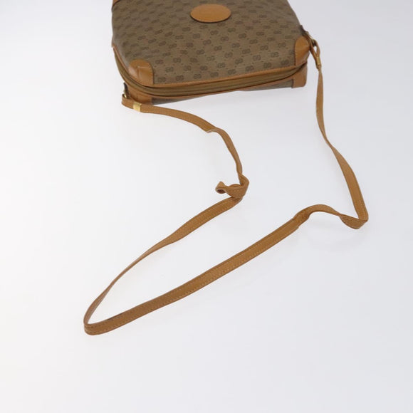 GUCCI Micro GG Supreme Shoulder Bag PVC Brown Gold 007 115 0093 Auth 122311