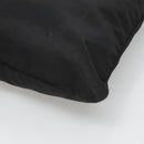 PRADA Shoulder Bag Nylon Black Silver Auth 122312-10