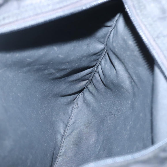 PRADA Shoulder Bag Nylon Black Silver Auth 122312