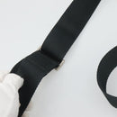 PRADA Shoulder Bag Nylon Black Silver Auth 122312-8