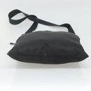 PRADA Shoulder Bag Nylon Black Silver Auth 122312-9