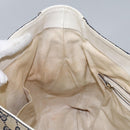 GUCCI GG Canvas Sherry Line Shoulder Bag Navy Gold 247597 203998 Auth 122316-21