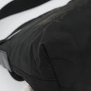 PRADA Shoulder Bag Nylon Black Silver Auth 122318-9