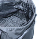 PRADA Shoulder Bag Nylon Black Silver Auth 122318-20