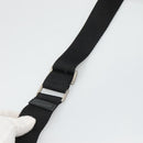 PRADA Shoulder Bag Nylon Black Silver Auth 122318-8