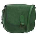 LOUIS VUITTON Epi Saint Cloud GM Shoulder Bag Green M52194 LV Auth 122324-1