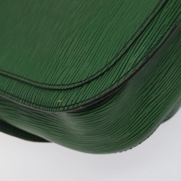 LOUIS VUITTON Epi Saint Cloud GM Shoulder Bag Green M52194 LV Auth 122324