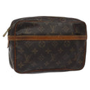 LOUIS VUITTON Monogram Compiegne 23 Clutch Bag M51847 LV Auth 122340-1