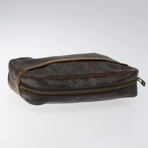 LOUIS VUITTON Monogram Compiegne 23 Clutch Bag M51847 LV Auth 122340