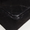 CHANEL Mini Matelasse 17 Single Flap Chain Bag Suede Purple Gold CC Auth 122356-9