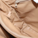 CELINE Macadam Canvas Hand Bag Beige Gold Auth 122360-20