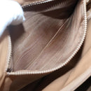 CELINE Macadam Canvas Hand Bag Beige Gold Auth 122360-21