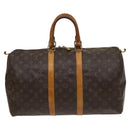 LOUIS VUITTON Monogram Keepall 45 Boston Bag M41428 LV Auth 122366-3