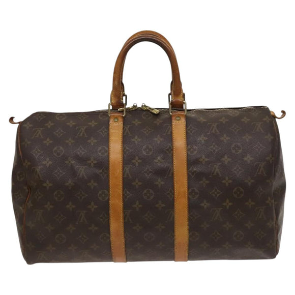 LOUIS VUITTON Monogram Keepall 45 Boston Bag M41428 LV Auth 122366