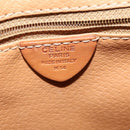 CELINE Macadam Canvas Shoulder Bag PVC Leather Brown Gold Auth 122373-12