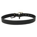 GUCCI GG Marmont Belt Leather 33.5"" Black Gold 414516 Auth 122376-3