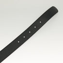 GUCCI GG Marmont Belt Leather 33.5"" Black Gold 414516 Auth 122376-8