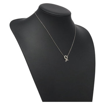 TIFFANY&Co. Loving Heart Necklace Ag925 Silver Auth 122405