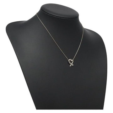 TIFFANY&Co. Loving Heart Necklace Ag925 Silver Auth 122406