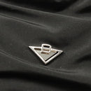 BOTTEGA VENETA Hand Bag Nylon Black Silver Auth 122411-17