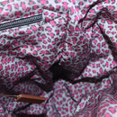 BOTTEGA VENETA Hand Bag Nylon Black Silver Auth 122411-19