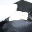 BOTTEGA VENETA Hand Bag Nylon Black Silver Auth 122411-12