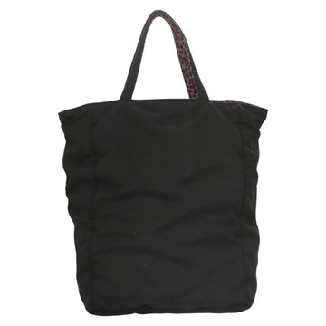 BOTTEGA VENETA Hand Bag Nylon Black Silver Auth 122411 - 0