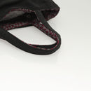 BOTTEGA VENETA Hand Bag Nylon Black Silver Auth 122411-7