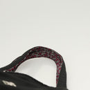 BOTTEGA VENETA Hand Bag Nylon Black Silver Auth 122411-8