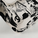 CHANEL Chain Shoulder Bag Canvas White Silver CC Auth 122423SM-8