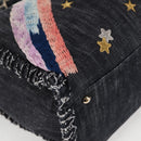 CHANEL Matelasse Chain Shoulder Bag Denim Navy Silver CC Auth 122424SM-8