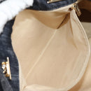 CHANEL Matelasse Chain Shoulder Bag Denim Navy Silver CC Auth 122424SM-24