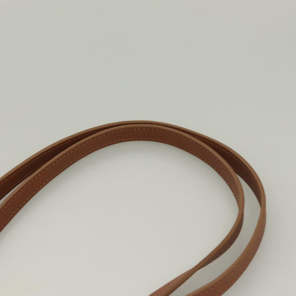 CHANEL Shoulder Bag Raffia Beige Gold CC Auth 122425V