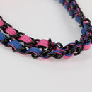 CHANEL Matelasse Chain Shoulder Bag Lamb Skin Rainbow CC Auth 122426SM-8