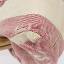 CHANEL Hand Bag Canvas Beige Gold CC Auth 122428V-17