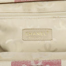 CHANEL Hand Bag Canvas Beige Gold CC Auth 122428V-18