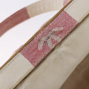 CHANEL Handtasche Canvas Beige Gold CC Auth 122428V-21