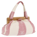 CHANEL Handtasche Canvas Beige Gold CC Auth 122428V-1