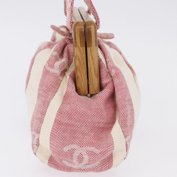 CHANEL Handtasche Canvas Beige Gold CC Auth 122428V