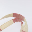 CHANEL Hand Bag Canvas Beige Gold CC Auth 122428V-14