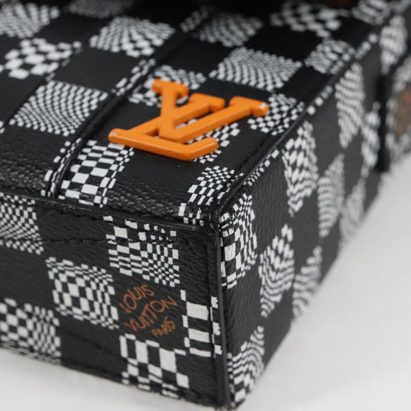 LOUIS VUITTON Damier Distorted Flap Soft Trunk Messenger Bag N50032 Auth 122429M