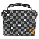 LOUIS VUITTON Damier Distorted Flap Soft Trunk Messenger Bag N50032 Auth 122429M-13
