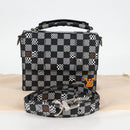 LOUIS VUITTON Damier Distorted Flap Soft Trunk Messenger Bag N50032 Auth 122429M-12