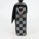 LOUIS VUITTON Damier Distorted Flap Soft Trunk Messenger Bag N50032 Auth 122429M-3