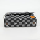 LOUIS VUITTON Damier Distorted Flap Soft Trunk Messenger Bag N50032 Auth 122429M-5