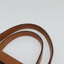 CELINE Macadam Canvas Hand Bag PVC Leather Brown Gold Auth 122440-8
